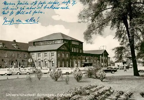 AK / Ansichtskarte 73919070 Goettingen__Niedersachsen Bahnhof