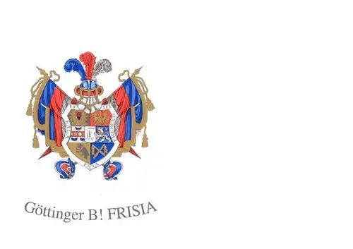 AK / Ansichtskarte  Goettingen__Niedersachsen Wappen der Burschenschaft Frisia