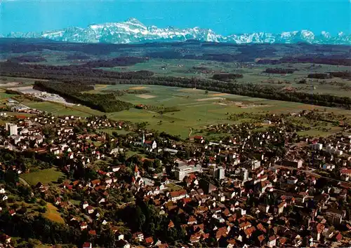 AK / Ansichtskarte  Weinfelden_TG Blick zur Saentiskette Fliegeraufnahme