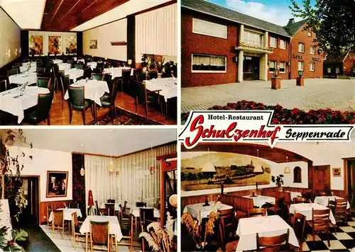 AK / Ansichtskarte 73919149 Seppenrade_Luedinghausen Hotel Restaurant Schulzenhof Gastraeume