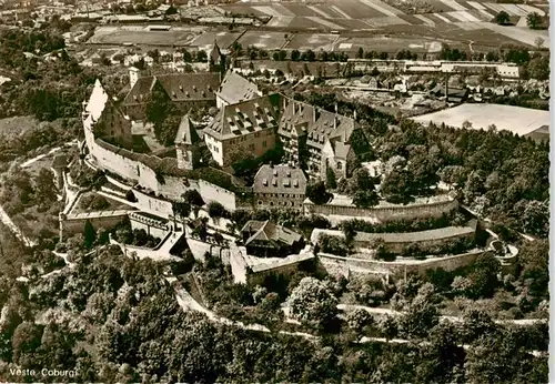 AK / Ansichtskarte  Coburg Veste Coburg Fliegeraufnahme