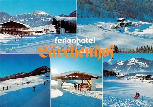 AK / Ansichtskarte  Erpfendorf_Tirol_AT Ferienhotel Laerchenhof Panorama Skischule