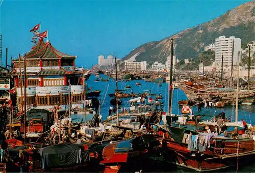AK / Ansichtskarte 73919245 Hong_Kong The Floating Population