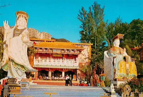 AK / Ansichtskarte  Hong_Kong Tin Hau Statue in Repulse Bay on Hong Kong Island