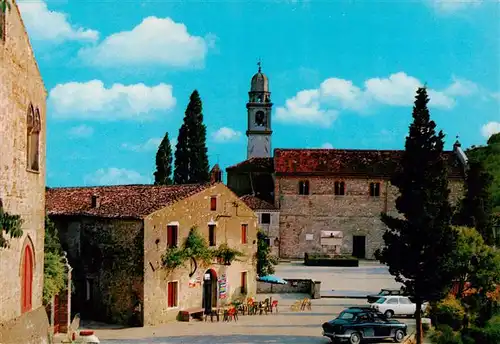 AK / Ansichtskarte 73919259 Arqua_Petrarca_Veneto_IT Pfarrkirche Grabmal der Petrarca