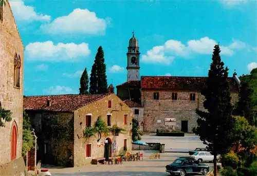 AK / Ansichtskarte  Arqua_Petrarca_Veneto_IT Pfarrkirche Grabmal der Petrarca