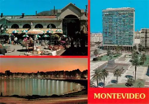 AK / Ansichtskarte 73919280 Montevideo__Uruguay Mercado del Puerto Playa Pocitos Plaza Independencia