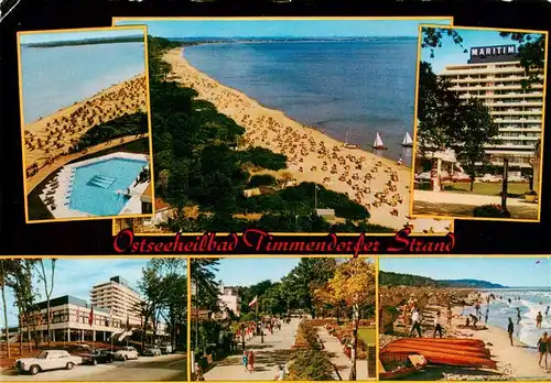 AK / Ansichtskarte 73919291 Timmendorf__Timmendorfer_Strand Fliegeraufnahmen Maritim Hotel Strandpartie Promenade