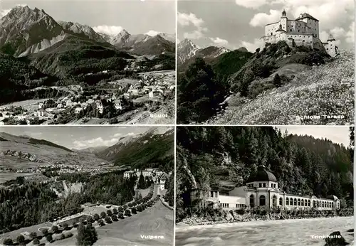 AK / Ansichtskarte  Scuol_Schuls_GR Vulpera Schloss Tarasp Trinkhalle