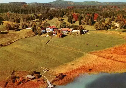 AK / Ansichtskarte  Seeshaupt Sanatorium Lauterbacher Muehle am Ostersee Fliegeraufnahme