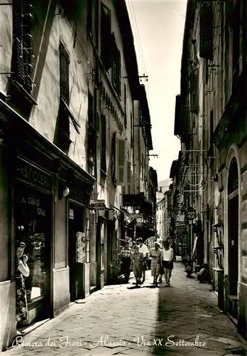 AK / Ansichtskarte 73919402 Alassio_Liguria_IT Via XX Settembre