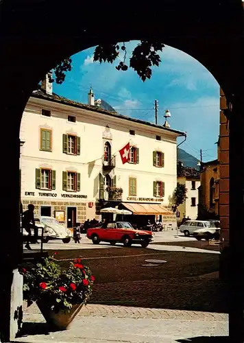 AK / Ansichtskarte  Poschiavo_GR Caffe Semadeni Garni