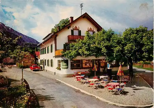 AK / Ansichtskarte 73919434 Kochel_See_Bayern Gasthof Cafe Pension Zum Herzogstand