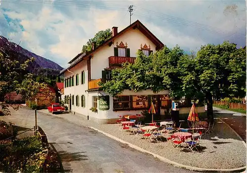 AK / Ansichtskarte  Kochel_See_Bayern Gasthof Cafe Pension Zum Herzogstand