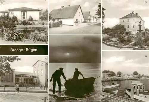 AK / Ansichtskarte 73919435 Breege_Ruegen Handwerkerurlaubersiedlung im OT Juliusruh Teilansicht HOG Duenenhaus Kurhaus Hafen