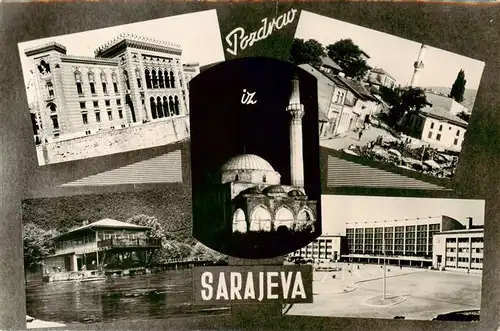 AK / Ansichtskarte  Sarajevo_Bosnia-Herzegovina Teilansichten