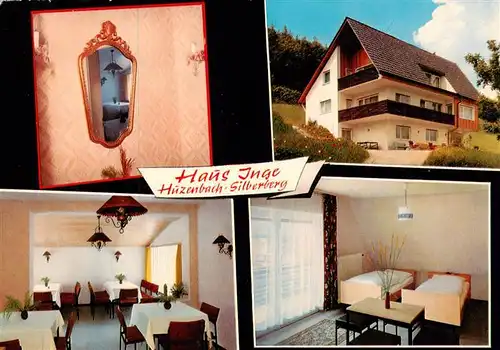 AK / Ansichtskarte  Huzenbach_Baiersbronn Haus Inge am Silberberg Gastraum Zimmer