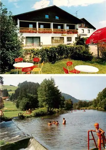 AK / Ansichtskarte 73919497 Tittling Pension Gasthaus Zum Bruendl Strandbad