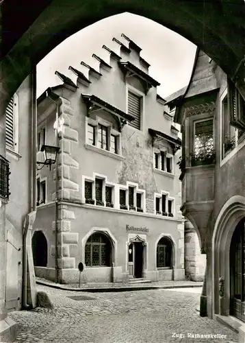 AK / Ansichtskarte  Zug__ZG Rathauskeller