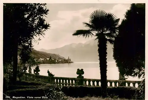 AK / Ansichtskarte  Magadino_TI Parkhotel Suisse Seepanorama