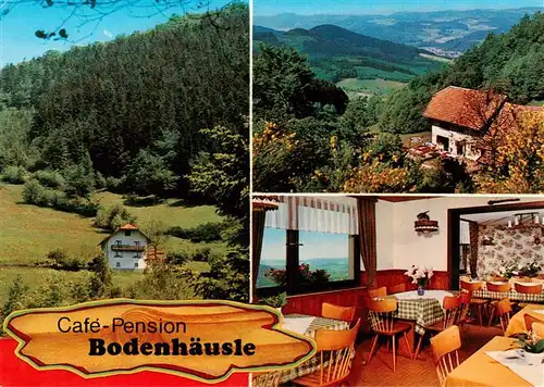 AK / Ansichtskarte 73919576 Reichenbach_Elzach Cafe Pension Bodenhaeusle Gastraum