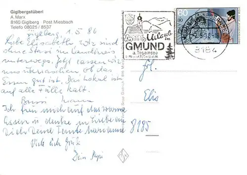 AK / Ansichtskarte 73919578 Giglberg Giglbergstueberl