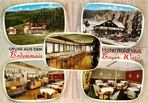 AK / Ansichtskarte  Bodenmais Hotel Waldhaus Gastraeume Bar