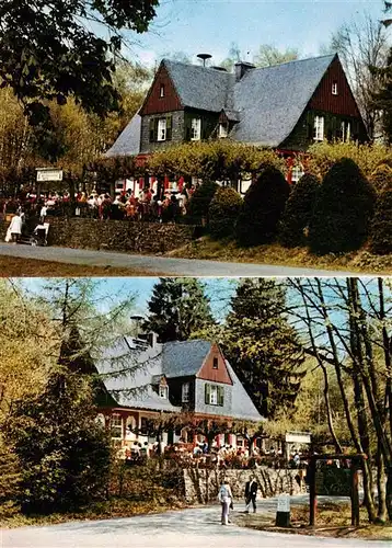 AK / Ansichtskarte  Siebengebirge Einkehrhaus Weidmannsruh Terrasse