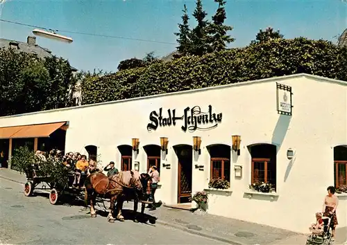 AK / Ansichtskarte 73919617 Brilon Stadt Schenke Pferdewagen