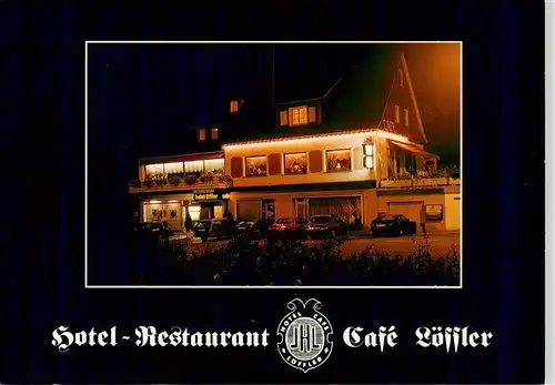 AK / Ansichtskarte 73919632 Silbach__Winterberg_Hochsauerlandkreis Hotel Restaurant Cafe Loeffler