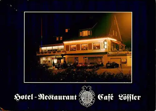 AK / Ansichtskarte  Silbach__Winterberg_Hochsauerlandkreis Hotel Restaurant Cafe Loeffler