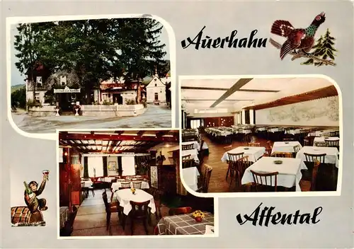 AK / Ansichtskarte 73919673 Affental Gasthaus zum Auerhahn Gastraeume