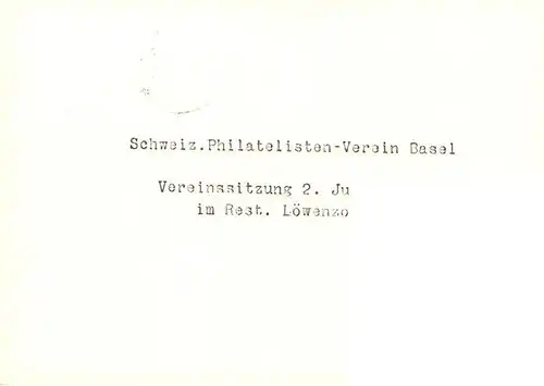 AK / Ansichtskarte  St_Gallen_SG Delegierten Tagung Congres Philatelique Suisse Schloss