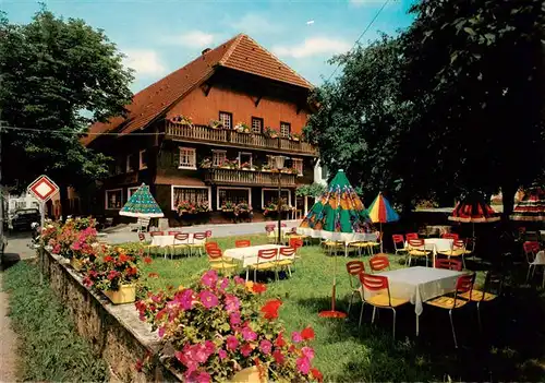 AK / Ansichtskarte  Simonswaeldertal_Simonswald Gasthof Pension Sonne Gartenterrasse