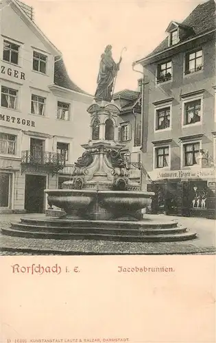 AK / Ansichtskarte  Rorschach_Bodensee_SG Jacobsbrunnen