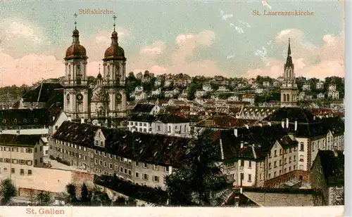 AK / Ansichtskarte  St_Gallen_SG Stiftskirche St Laurenzenkirche