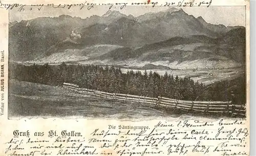 AK / Ansichtskarte  St_Gallen_SG Saentisgruppe