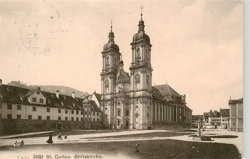 AK / Ansichtskarte  St_Gallen_SG Stiftskirche