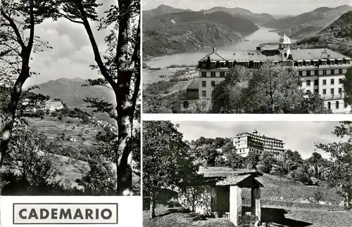 AK / Ansichtskarte  Cademario_TI Panorama Teilansichten