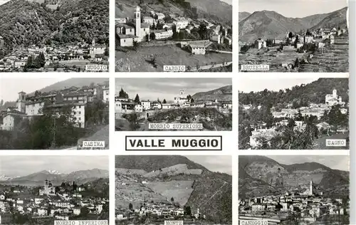 AK / Ansichtskarte  Valle_Muggio_TI Panorama Cabbio Bruzella Casima Morbio Superiore Sagno Morbio Inferiore Monte Cannegio