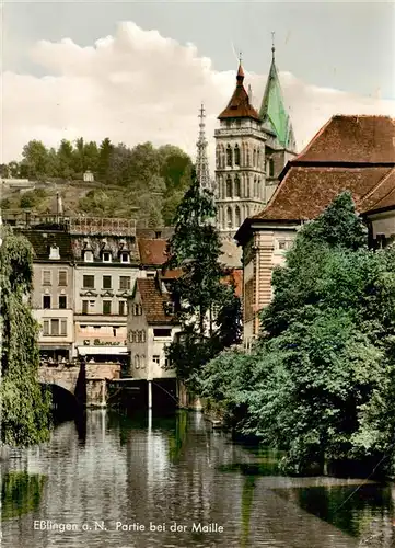 AK / Ansichtskarte  Esslingen__Neckar Partie bei der Maille