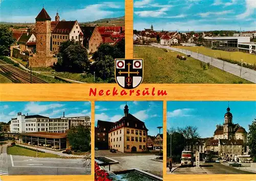 AK / Ansichtskarte 73919775 Neckarsulm Kirche Ortsansichten Schloss