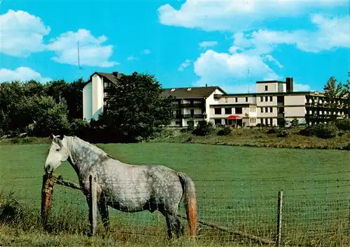 AK / Ansichtskarte 73919781 Rhenegge_Diemelsee Sanatorium Sonnenhof Pferdekoppel