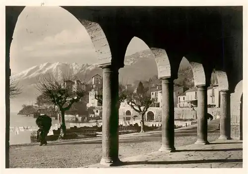 AK / Ansichtskarte  Ascona_Lago_Maggiore_TI Portici del Municipio