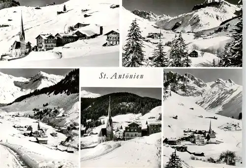 AK / Ansichtskarte  St_Antoenien_GR Orts und Teilansichten