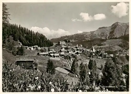 AK / Ansichtskarte  Tschiertschen_GR Panorama