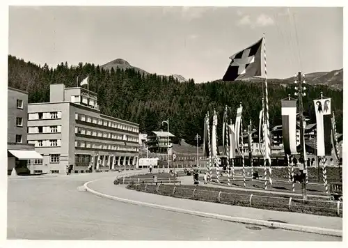 AK / Ansichtskarte  Arosa_GR Post und Sporthotel