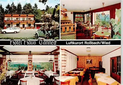 AK / Ansichtskarte 73919877 Rossbach_Wied Hotel Haus Tanneck Gastraeume