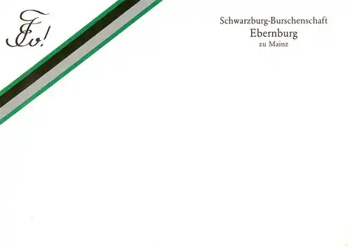 AK / Ansichtskarte  Mainz__Rhein Schwarzburg Burschenschaft Ebernburg 