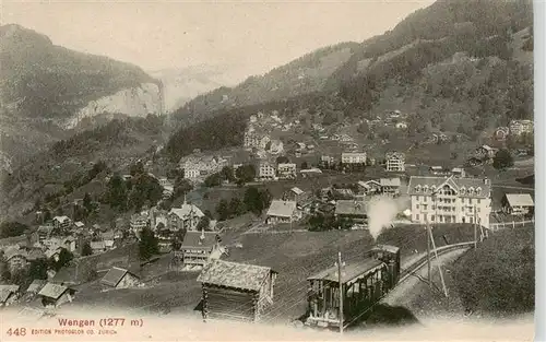 AK / Ansichtskarte  Wengen__BE Panorama